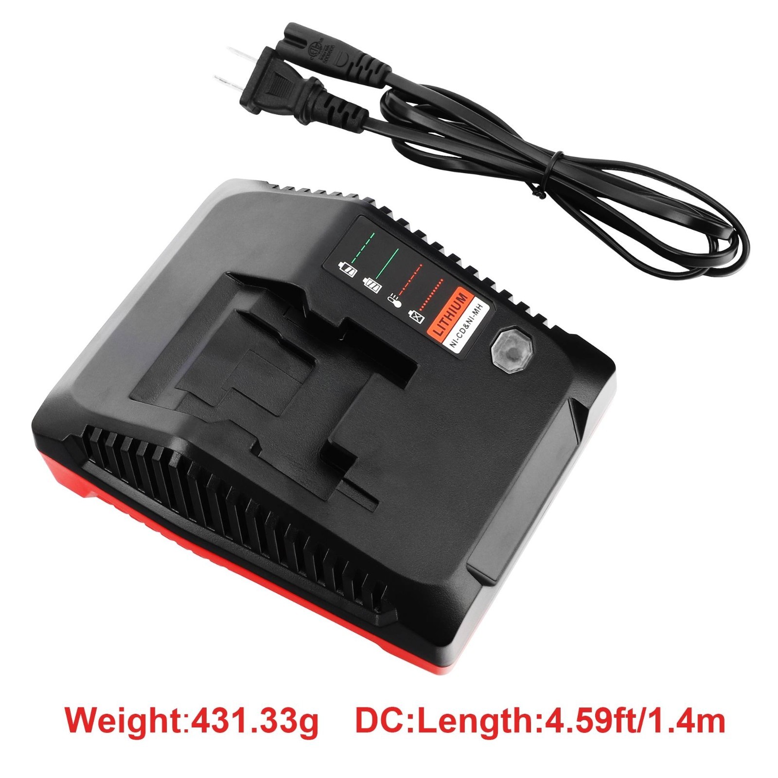 Charger For Porter Cable 18V Lithium-Ion, NiCad and NiMh Battery type 2 battery