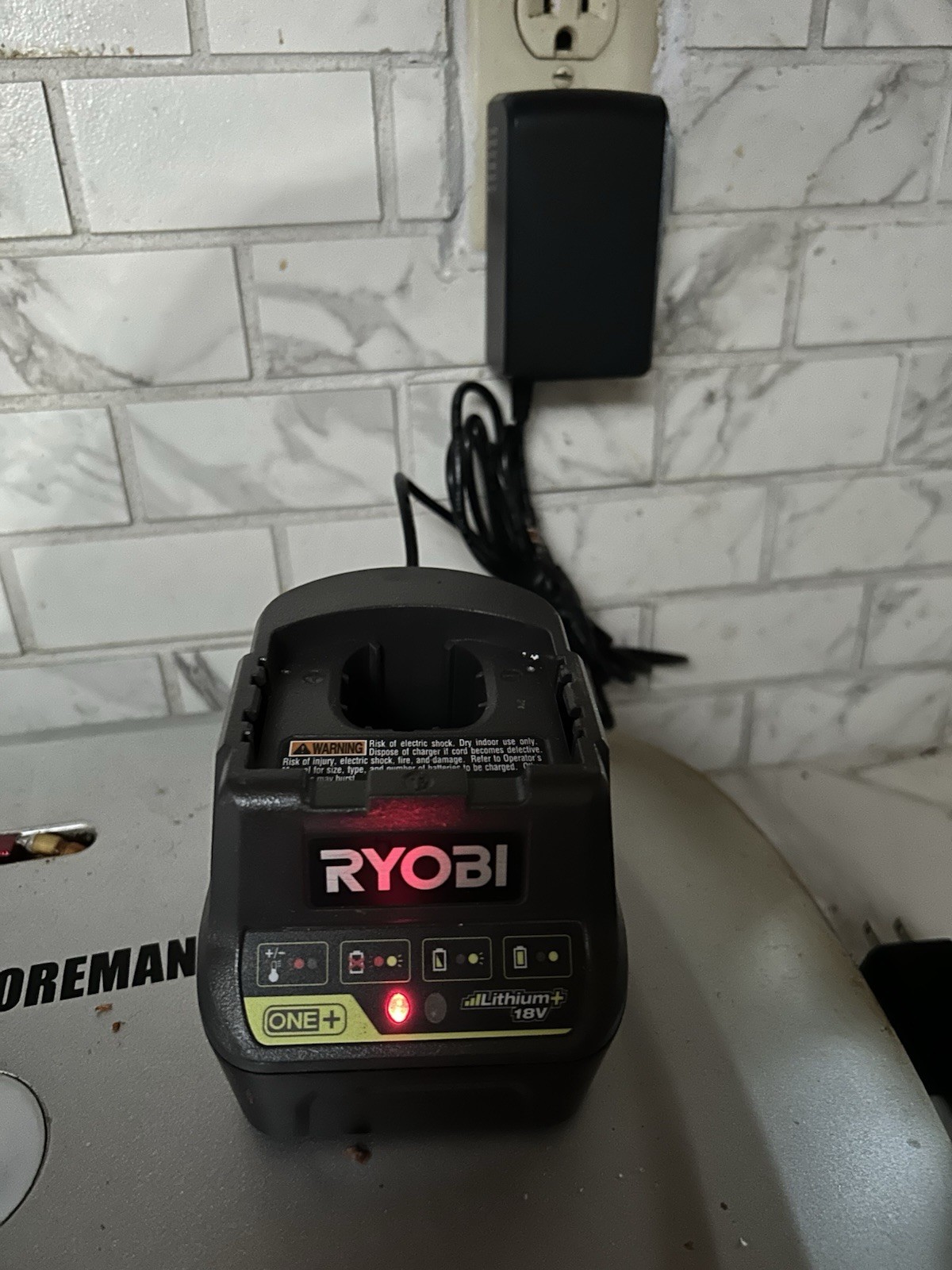 Ryobi P118B 18V Battery Charger Lithium+ 18v CHARGER ONLY – NO BATTERIES