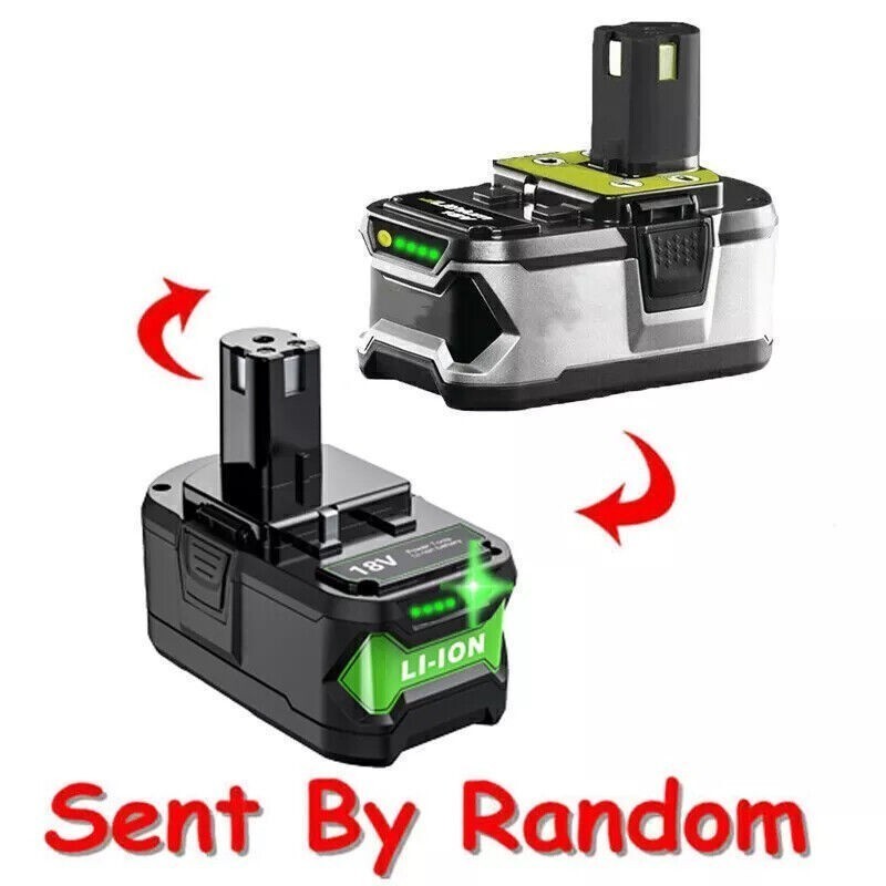 For RYOBI P108 P107 18V 8.0AH One Plus High Capacity Lithium-ion Battery/Charger