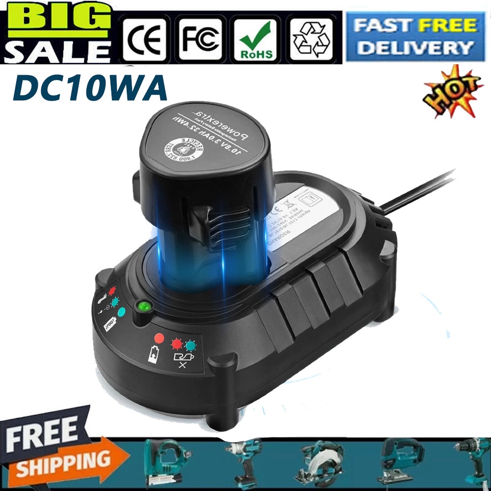 DC10WA For Makita Li-ion Battery Charger 10.8V-12V BL1014 DC10WB BL7010F BL1013