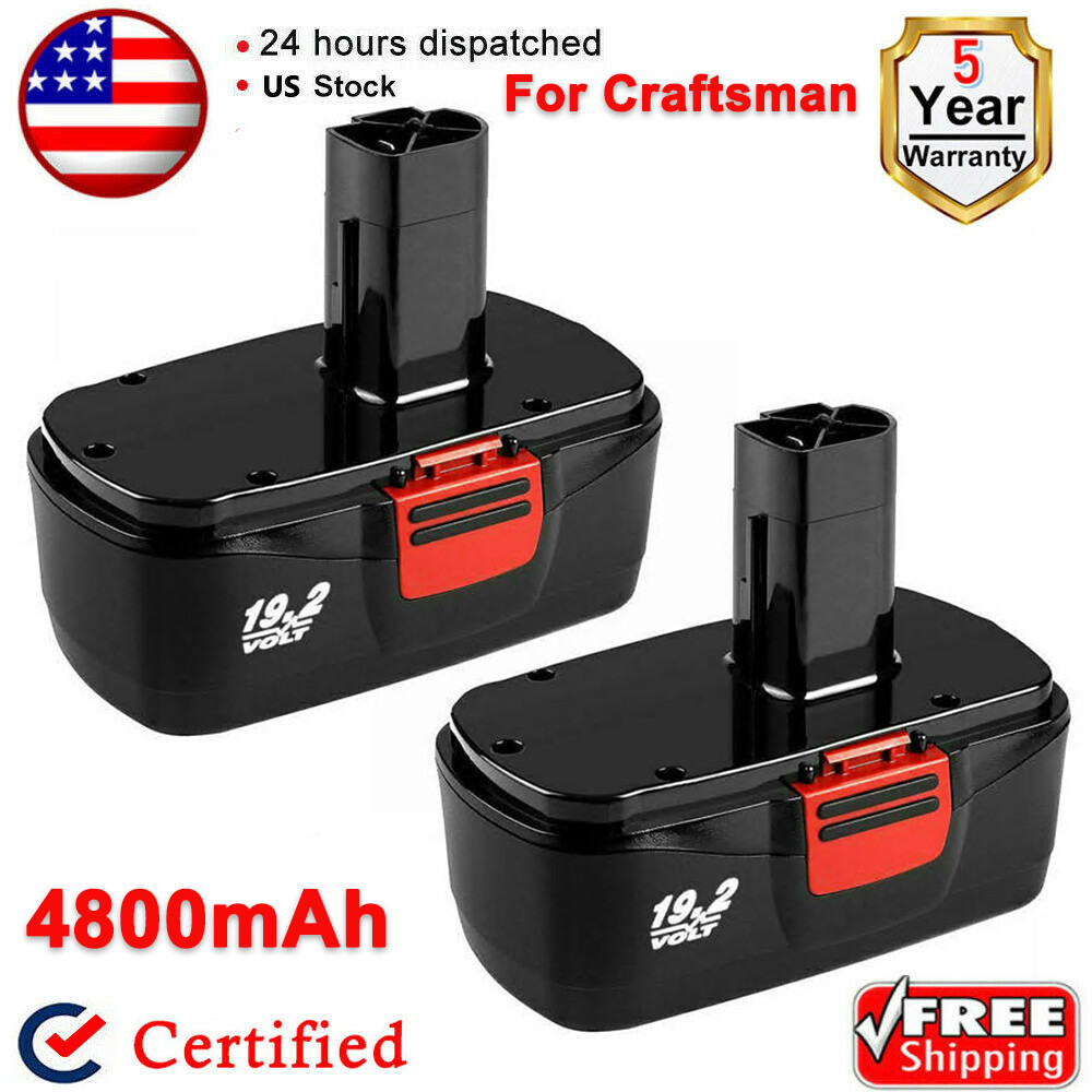 NEWEST 2X DieHard Battery For Craftsman C3 11375 130279005 Cordless 19.2V 4.8Ah