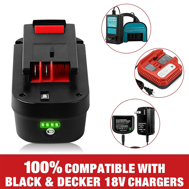 HPB18 18V HPB18-OPE 244760-00 18 VOLT 7.0AH Li-ion BATTERY FOR BLACK AND DECKER