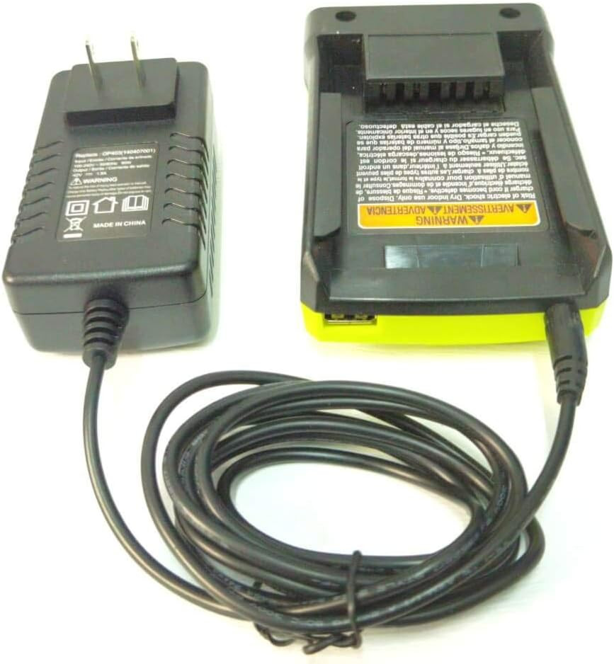 OP403 40V Lithium Battery Charger Replace Ryobi OP403 OP404 W/USB Plug in to Cha