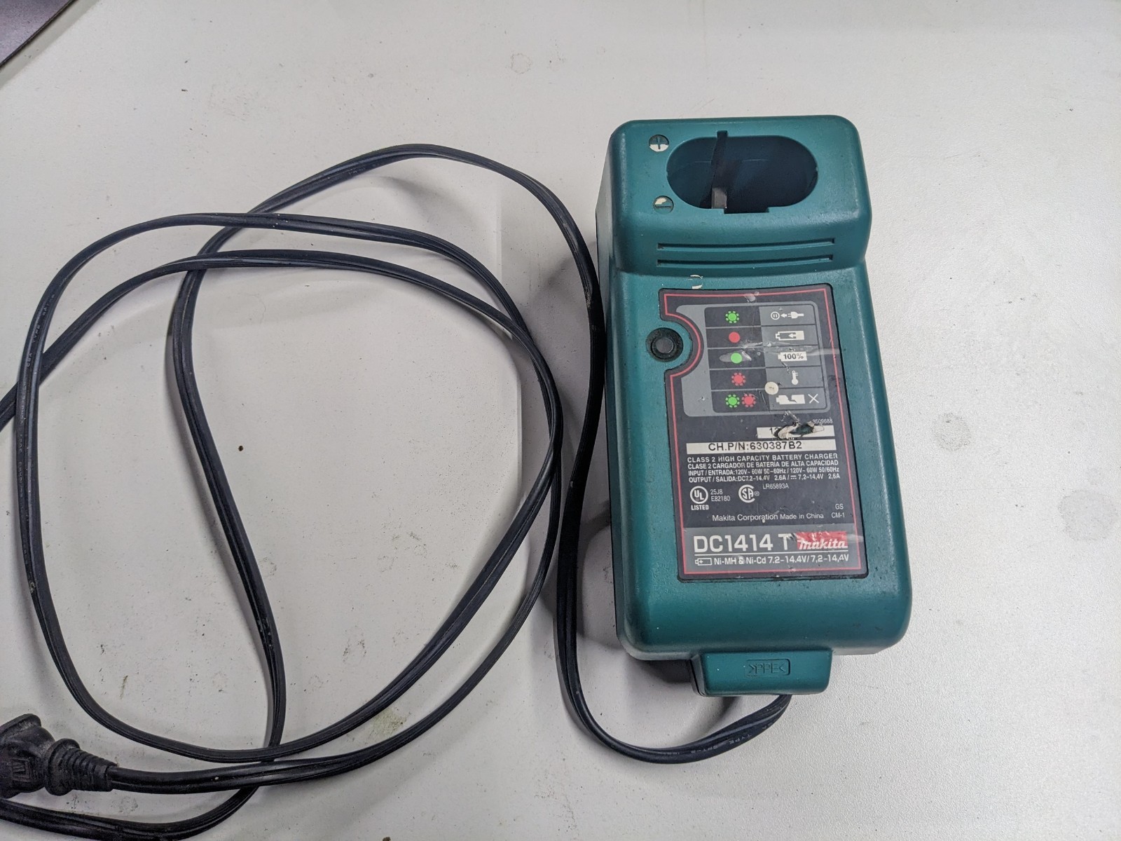 Makita Charger DC1414 T Ni-MH & Ni-Cd 7.2-14.4V Battery Charger Genuine