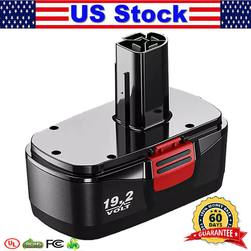 for Craftsman 19.2 Volt 11375 Battery C3 DieHard 130279005 11376 130279003 4.8Ah