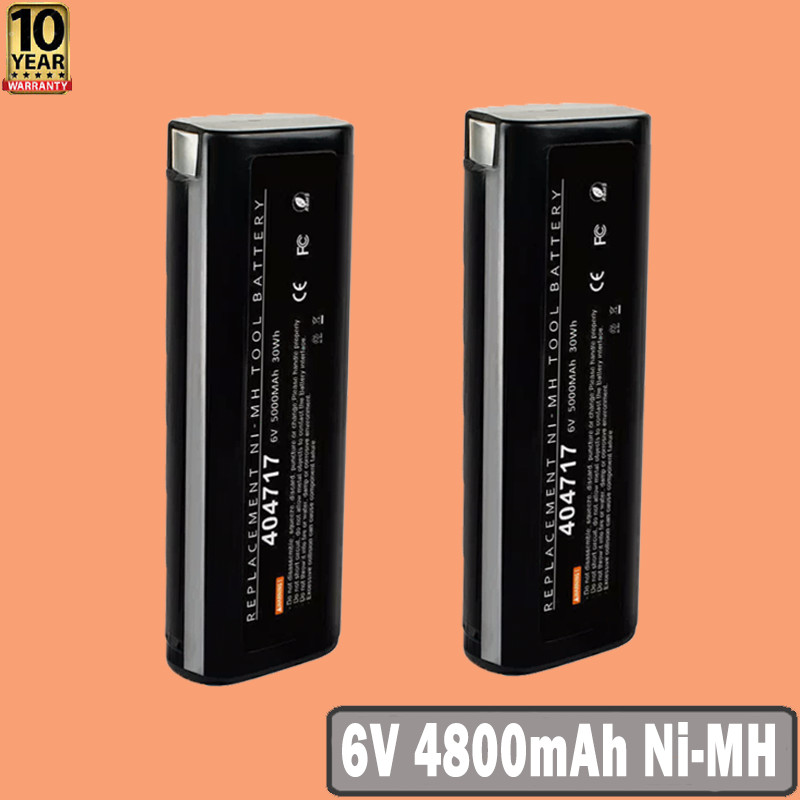2pcs For Paslode Battery 6V 4800mAH 404717 Replacement Framing Nailer Gun 900420