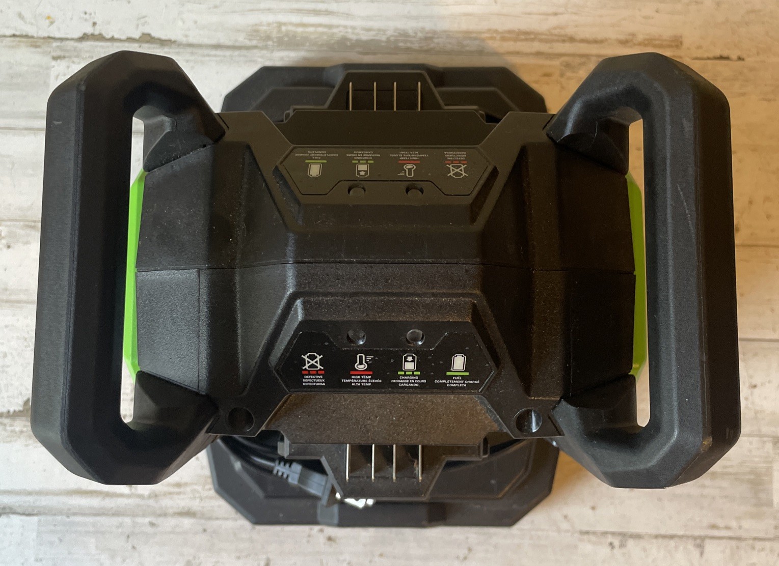 EGO Power+ CH2800D 56V 280W Dual Port Battery Charger – Black/Green