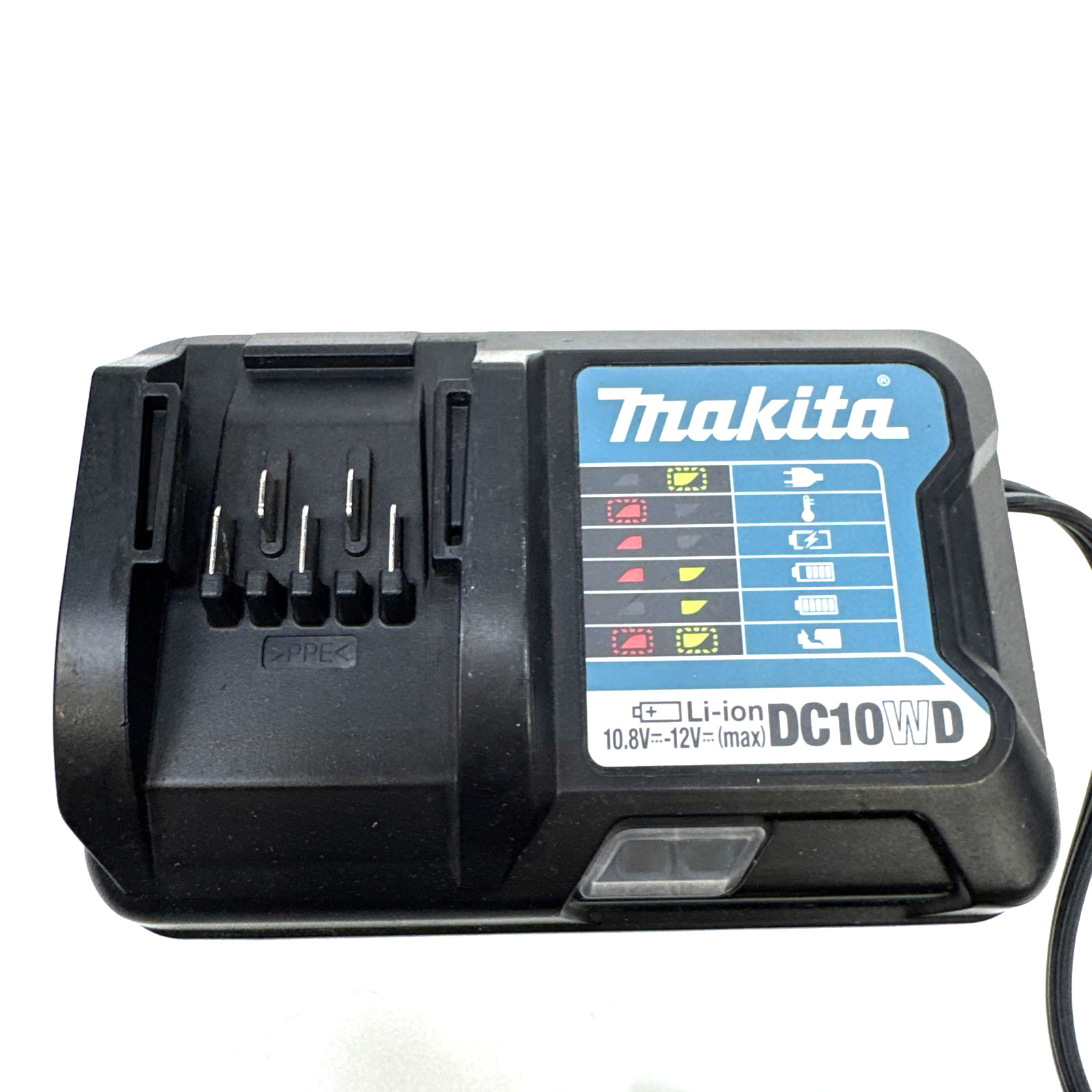 Makita DC10WD CXT 12V Li-Ion Charger, Black/Blue (Tested)