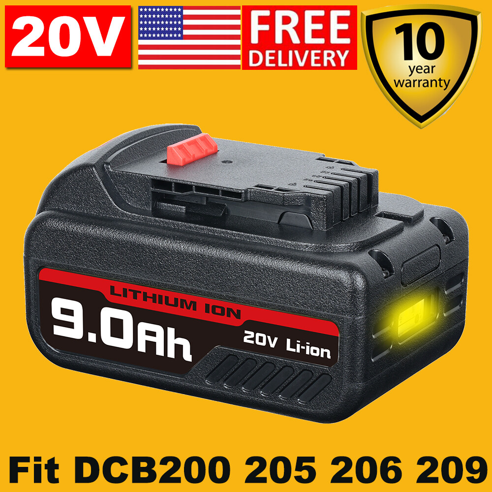 Aeboren FOR Dewalt DCB205 20V MAX XR 9.0Ah Compact Power Tool Battery NEW SEALED