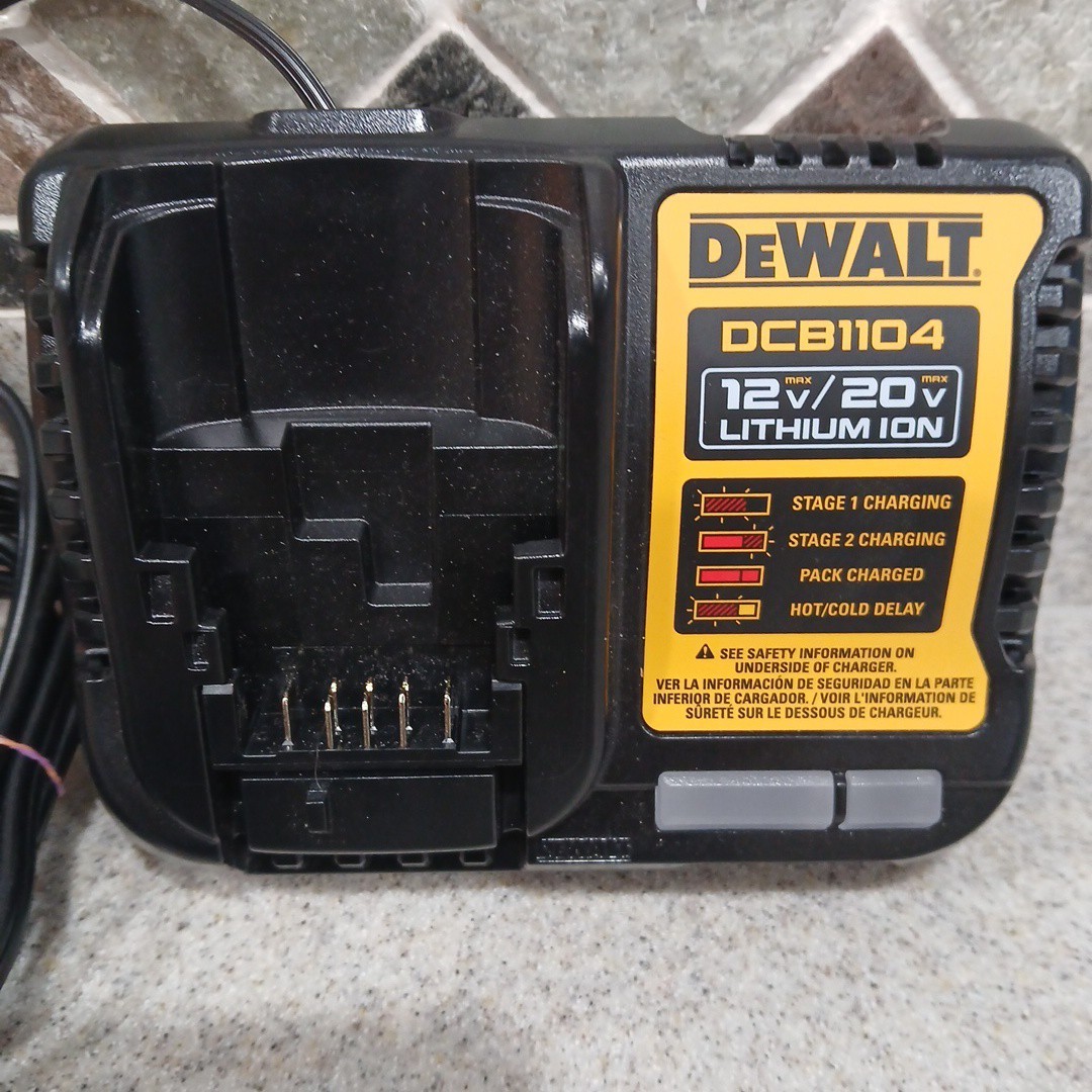 DEWALT DCB1104 12V-20V-60V 4 AMP Li-Ion Battery Charger