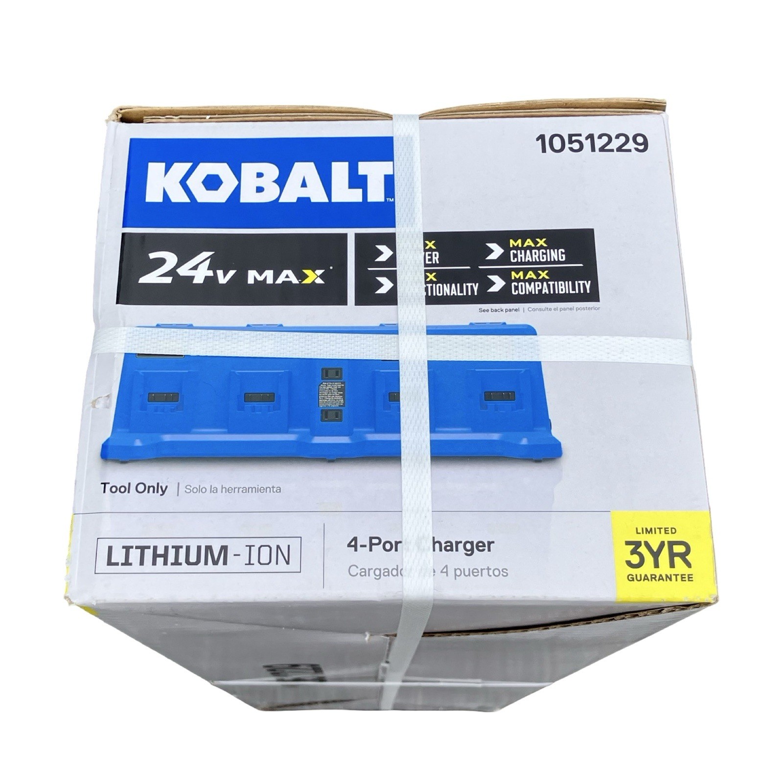 Kobalt 24V MAX 4-Port Charger KRC 2404-03 Blue Multi-Battery New In Box
