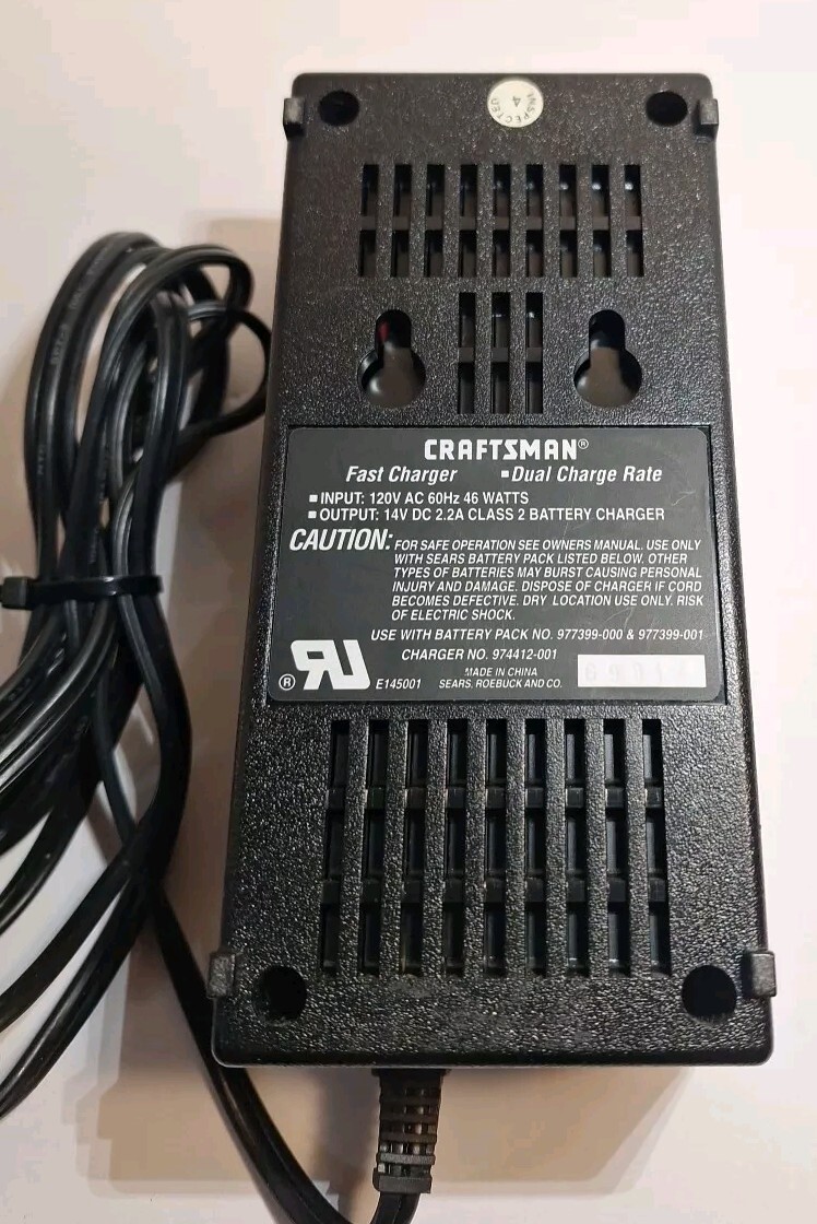 Craftsman Professional 12.0 Volt Battery Fast Charger Tested