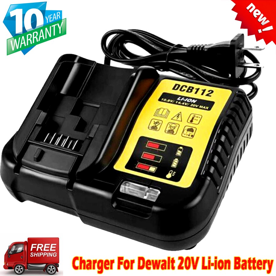 DCB112 Charger MAX 20V MAX 12-Volt 20-Volt for DEWALT Lithium-Ion Tool Battery
