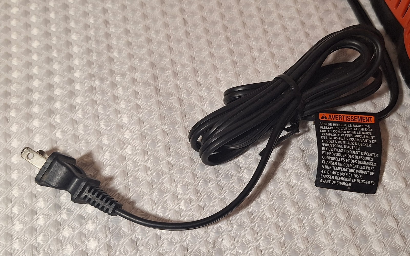 Black & Decker BDCCN24 Type 1 9.6V-24V Rapid Charger Battery Charger