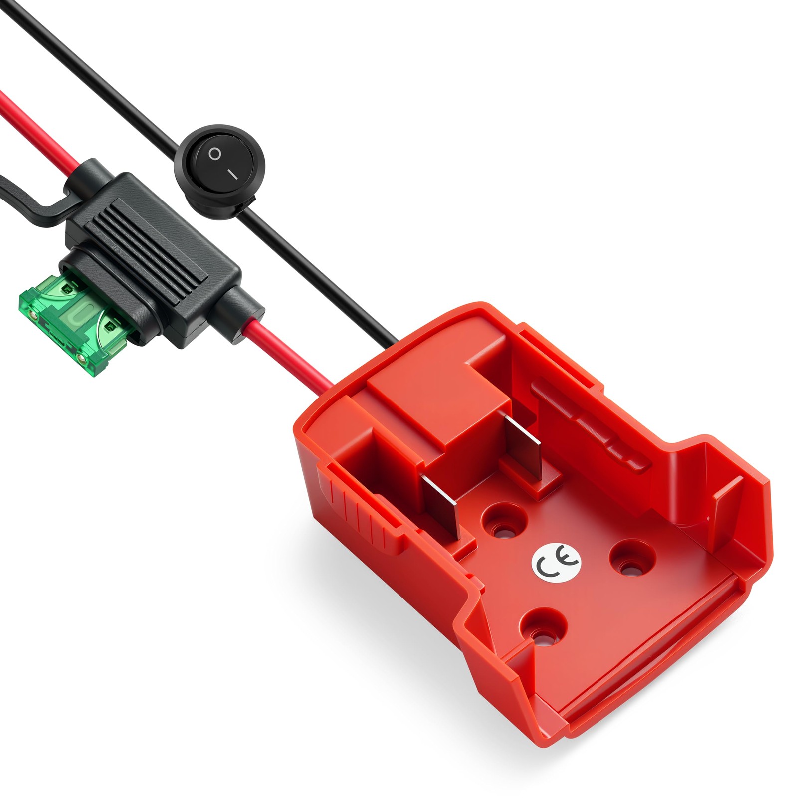 Vtvcmol For Milwaukee M18 18V Battery Jump Starter Jumper Cable Adapter
