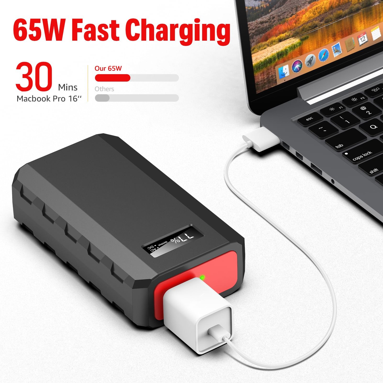 Sinkeu Portable Power Bank Ac Outlet 88.8Wh Portable Laptop Charger Portable