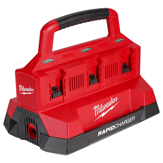 Milwaukee 48-59-1809 M18 18V Lithium-Ion Packout 6-Port Rapid Charger