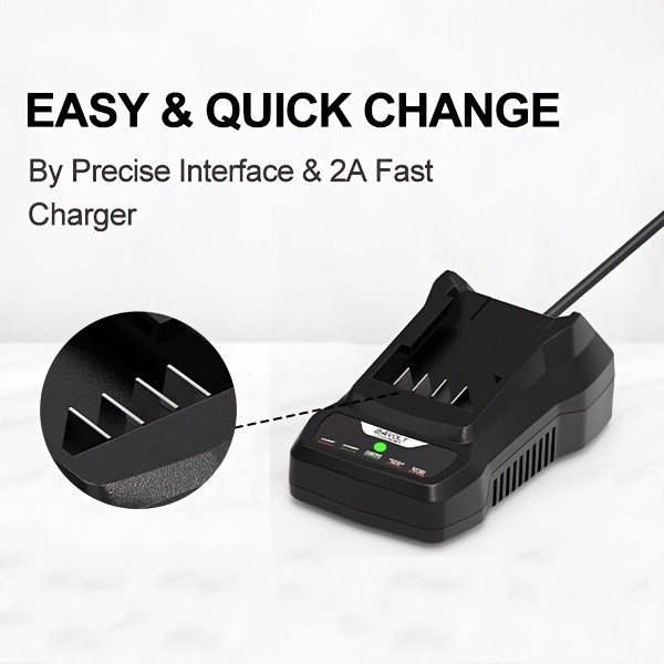 1 PCS 24V Lithium Ion Battery Charger for 24 Volt Max Power Tool Batteries