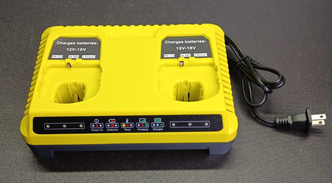P117 Fast Charger for Ryobi 18V Battery P108 P102 P197 Dual Charger Station (bn)