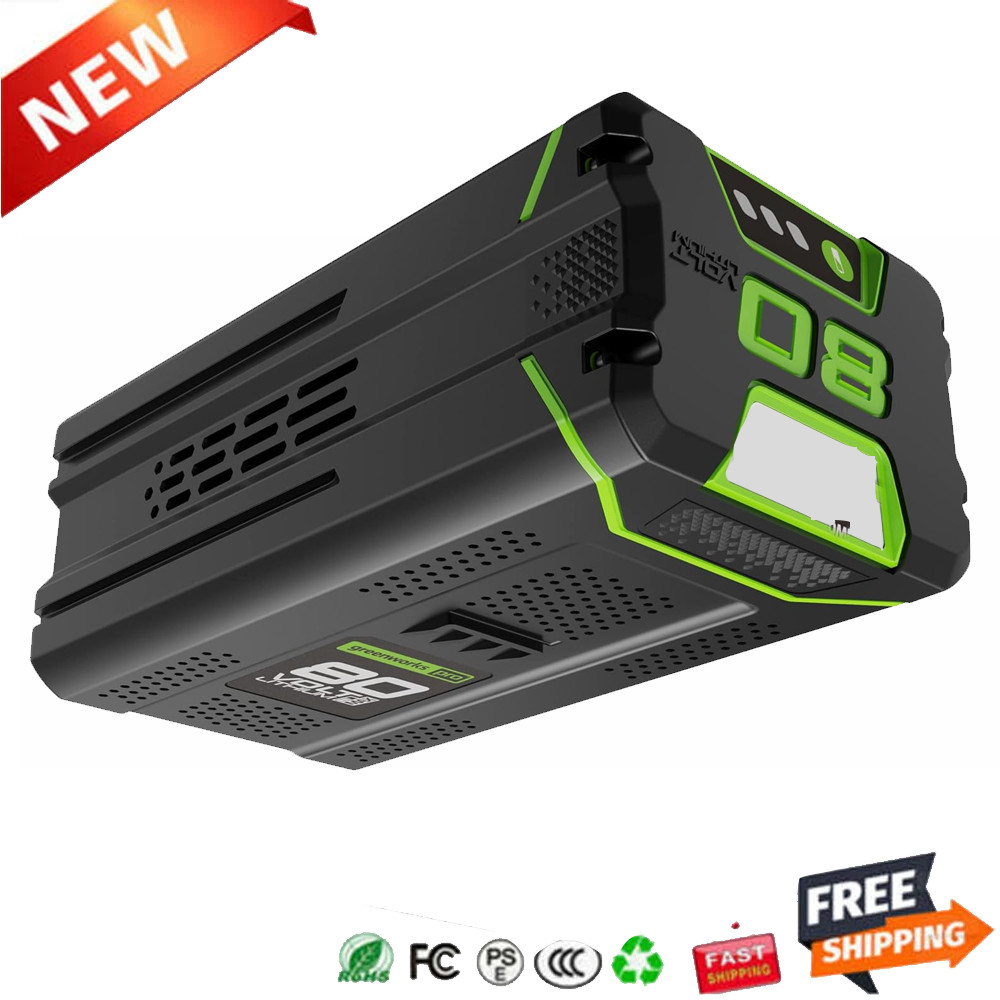 8.0Ah 80V Lithium-ion Battery For Greenworks PRO 80V GBA80200 GBA80600 2601302