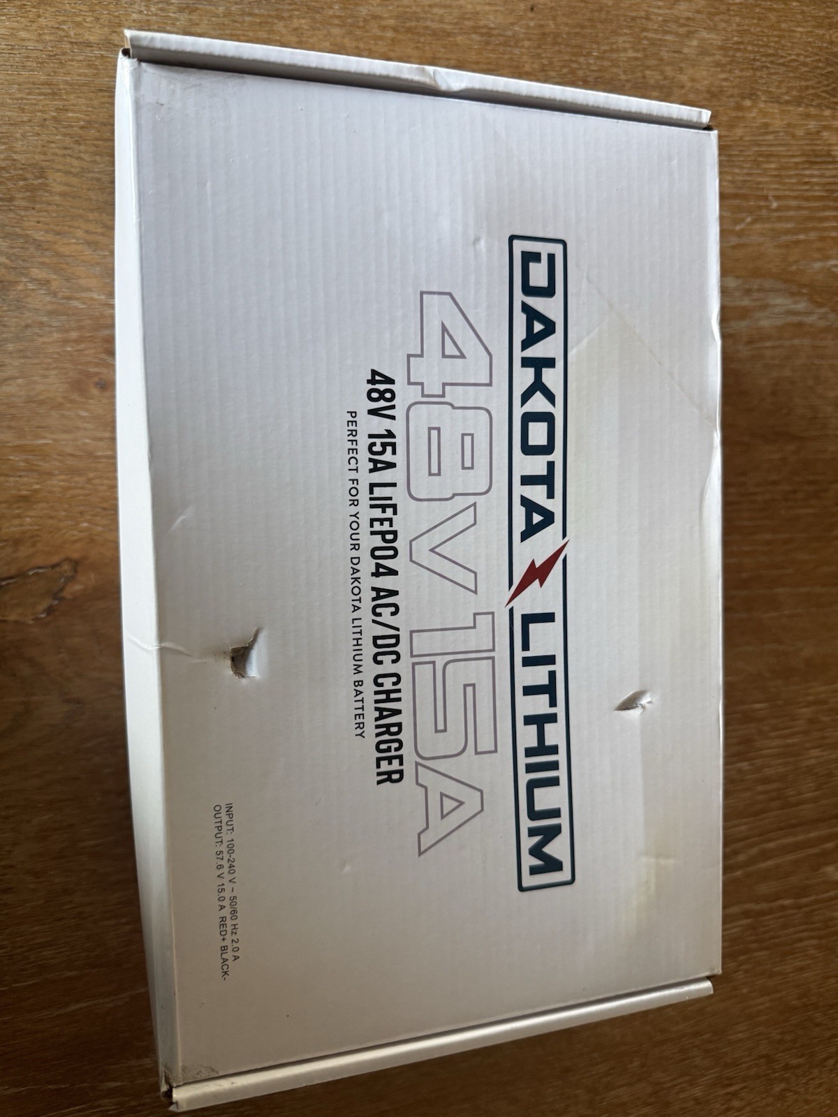 Dakota Lithium 48V 15A LiFEP04 AC/DC Charger New in Box.