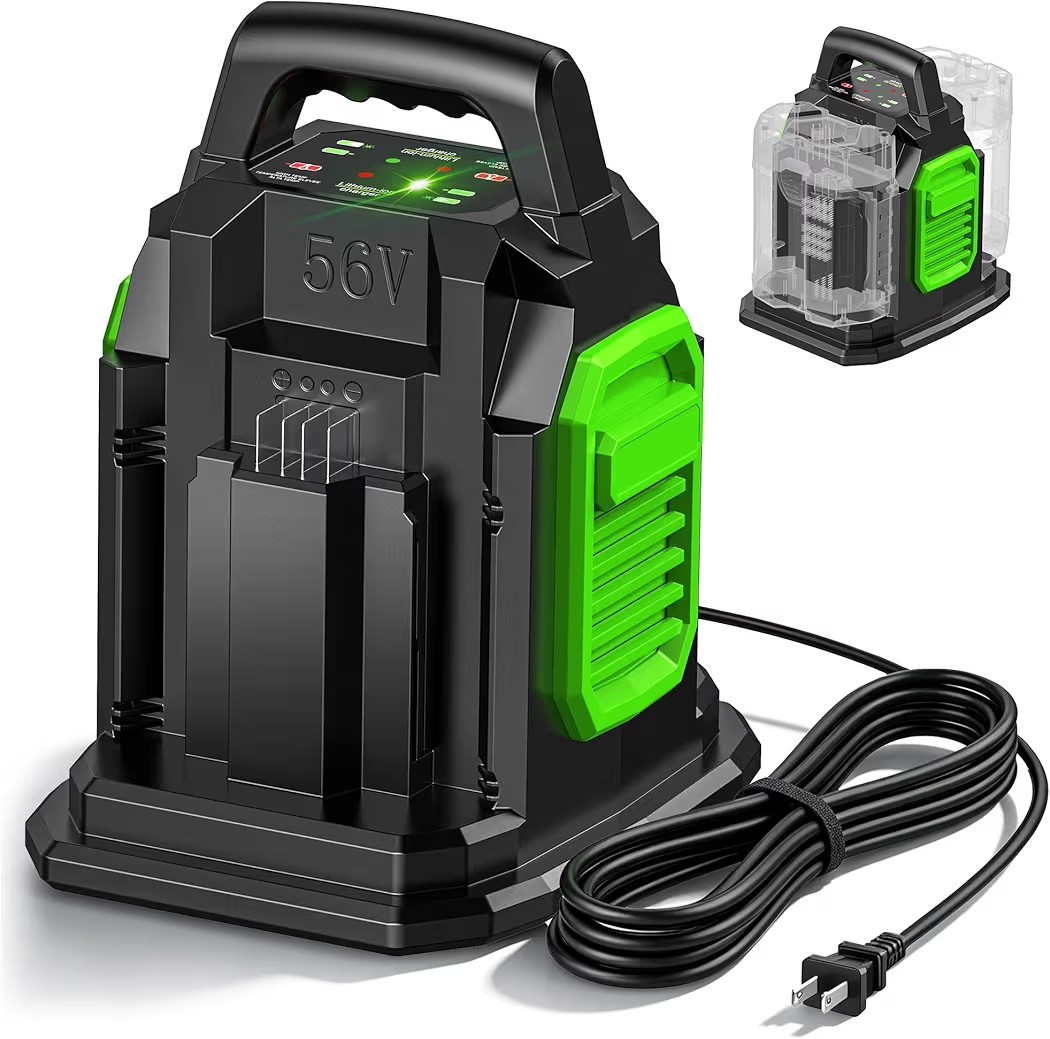 For EGO Power+ 56Volt Lithium-ion Battery Rapid Dual Ports Charger CH2800D 56V