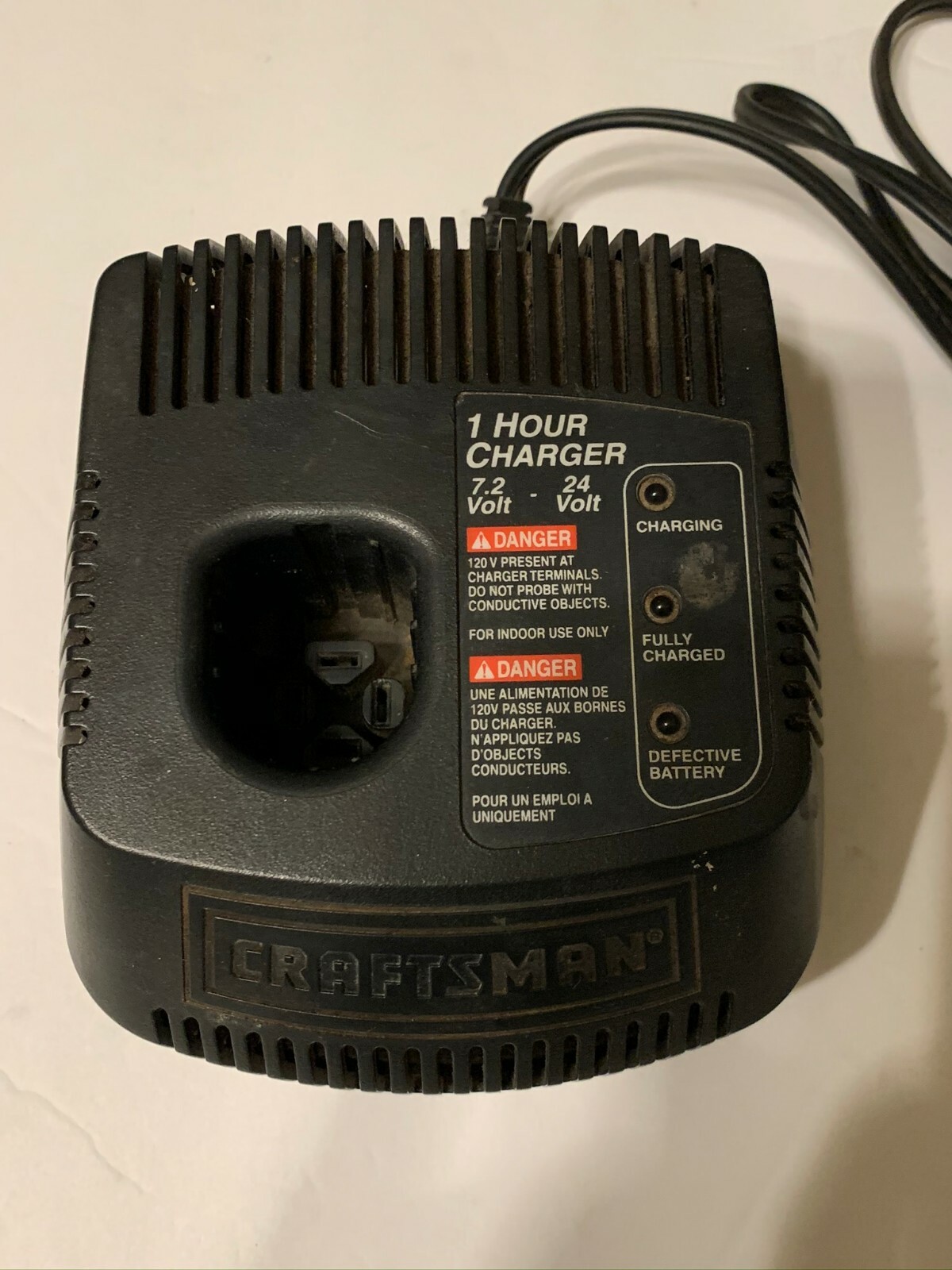 SET 3 CRAFTSMAN 1 BATTERY 2 CHARGERS ONE DUAL PORT & ONE PORT 1 HOUR CHARGERS