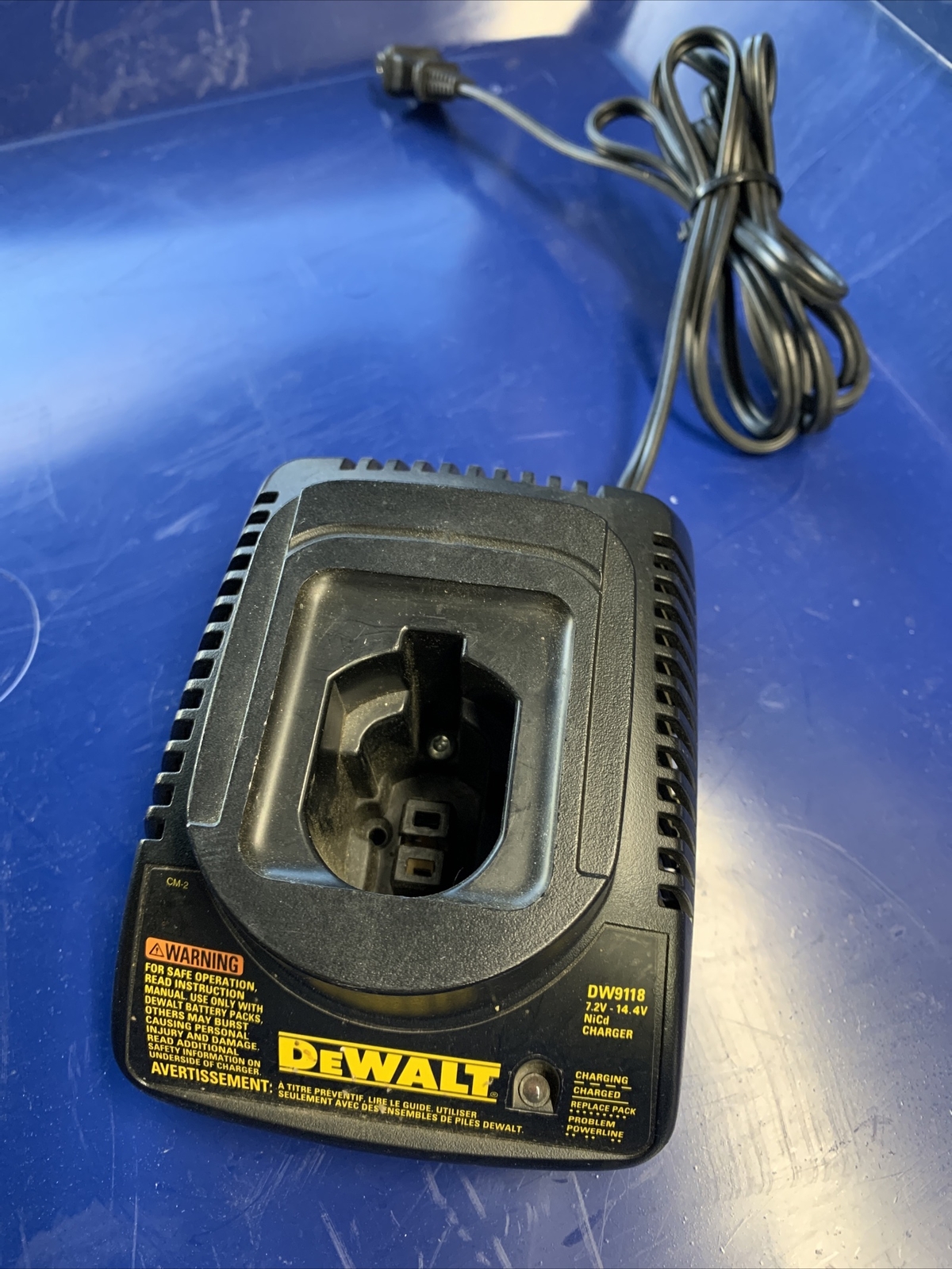DeWalt DW9118 Battery Charger NiCad 7.2-14.4V 1.5Amp SameDayHandling &Fast USPS