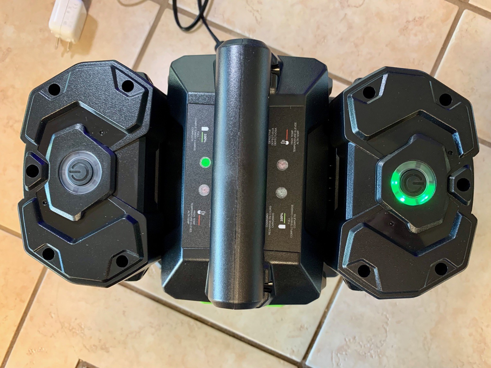Dual-Port 4A Fast Charging Station for EGO 56V Lithium-Ion Batteries CH2800
