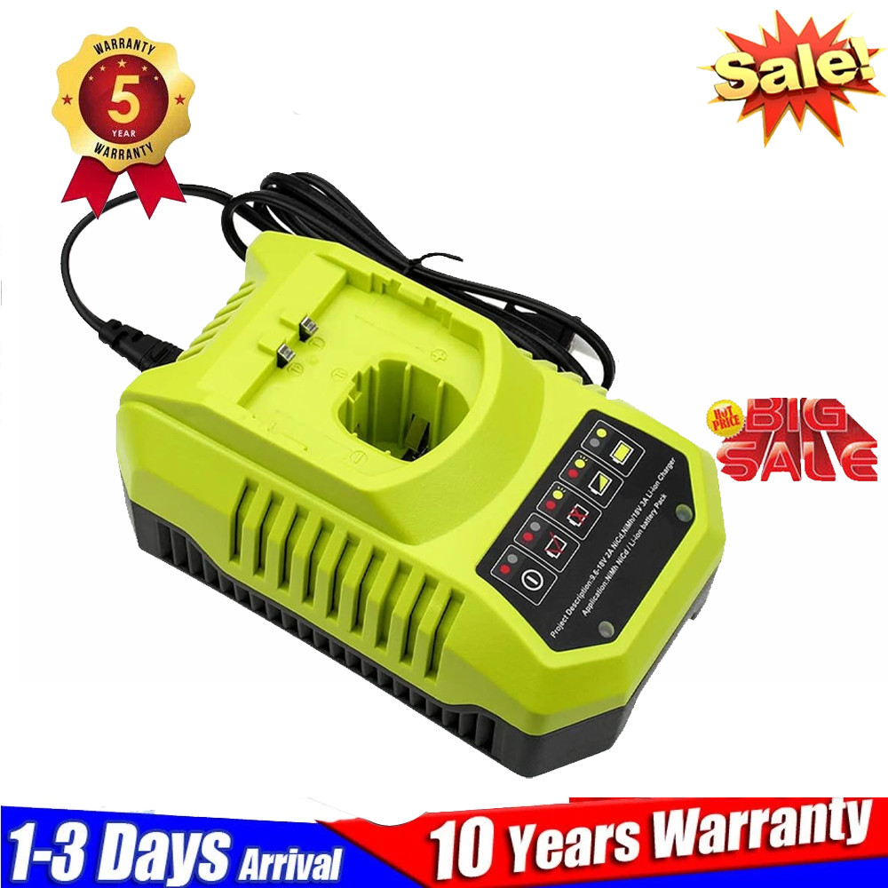 P117 Rapid Charger for Ryobi 18V One+ Plus Batteries P108 P189 P190 P193 PBP004