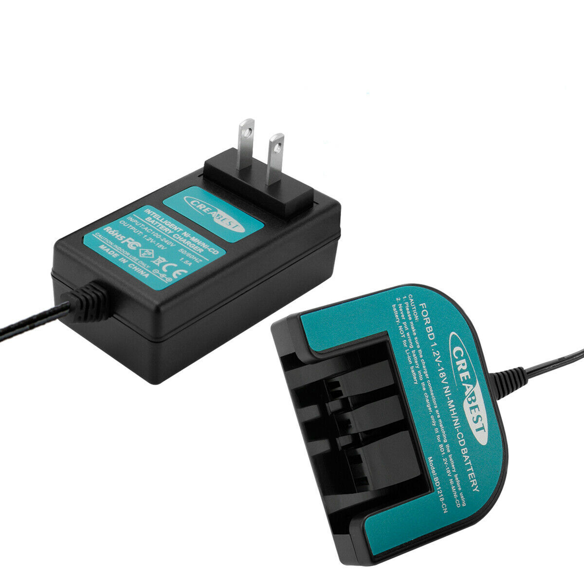US Charger For Black&Decker 9.6V-18V A14 A144 A18 A1718 A12 A1712 HPB14 Battery