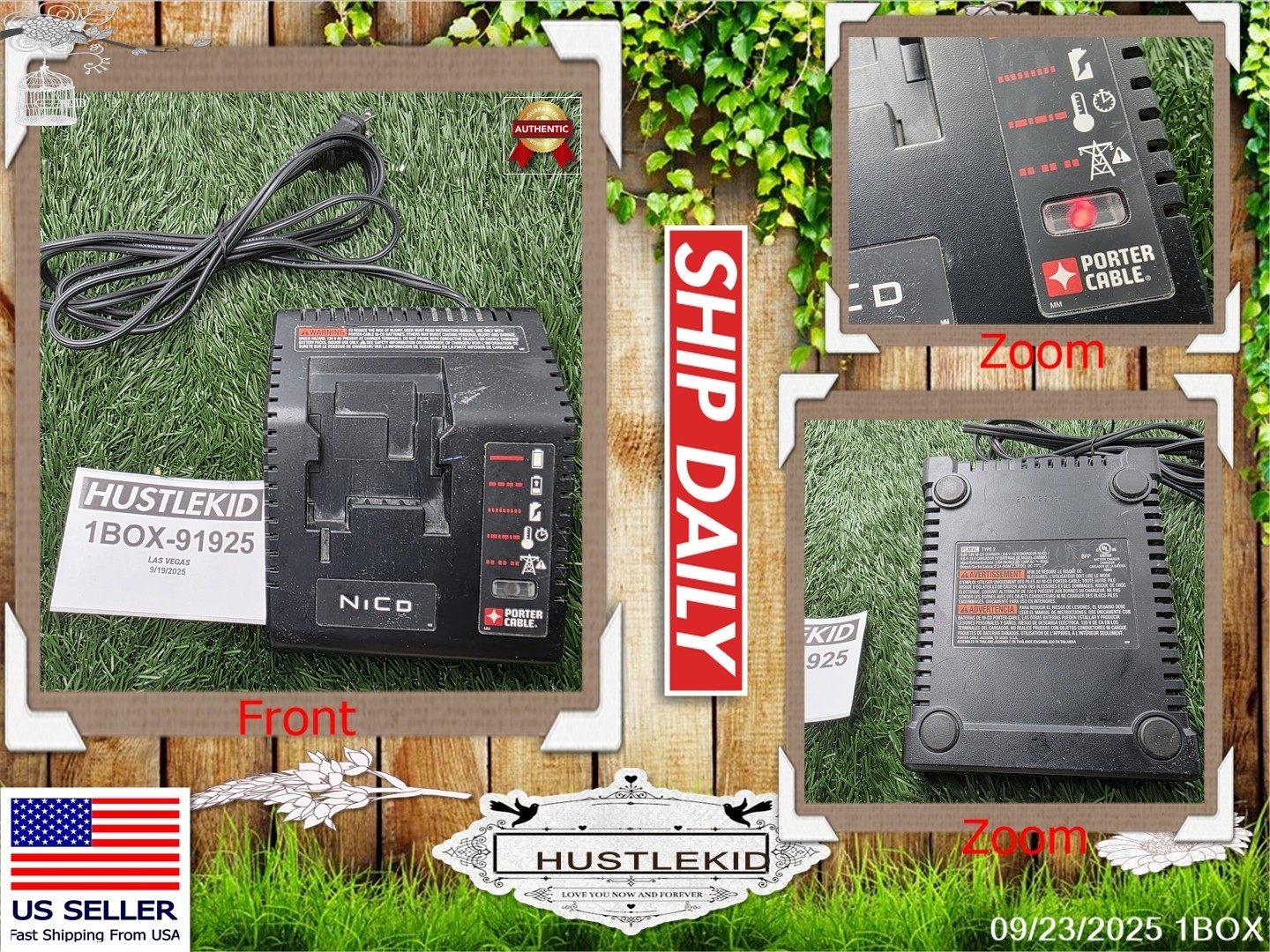 Porter Cable PCXMVC 10.8V – 18V Li-Ion OR Ni-Cd Battery Charger *Genuine* OEM🔥