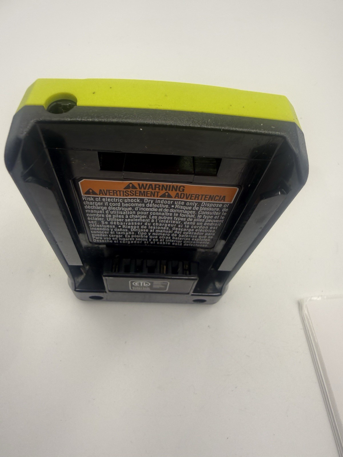RYOBI 40-Volt Lithium-Ion Charger 0P404VNM – NO Cable Included