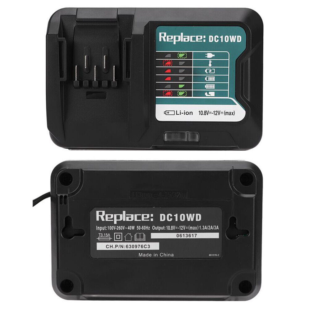 4.0Ah Makita 12V MAX CXT Li-ion BL1041B BL1021 1016 10.8V Battery DC10WD Charger
