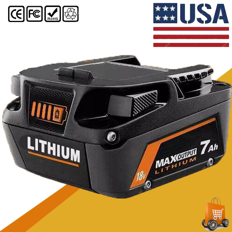 18 Volt Hyper Lithium 7.0Ah Battery For Ridgid 18V R840087 Rigid R840085 TOOL US