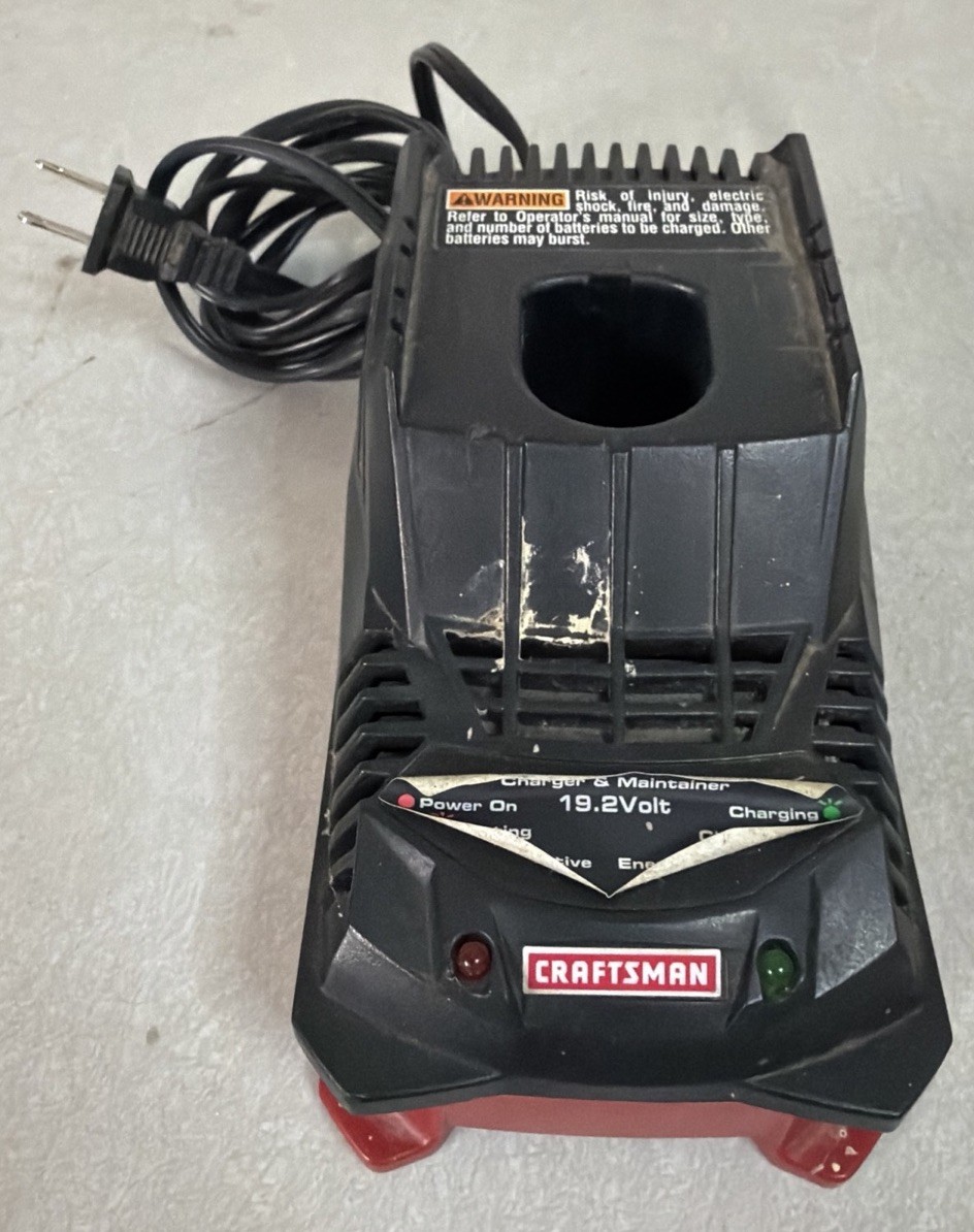 TESTED OEM Craftsman C3 19.2V Lithium Ion / Ni Cad Battery Charger 315.CH2021