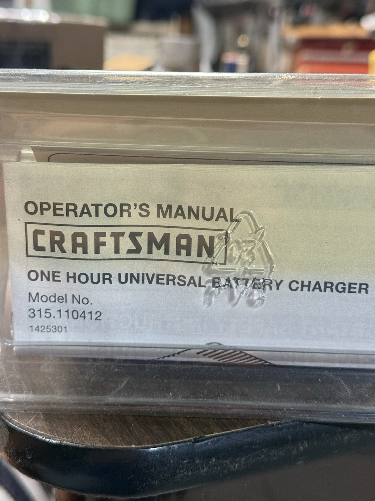 Craftsman Battery Charger 1425301 OEM 1 Hour Fast 19.2V. New!