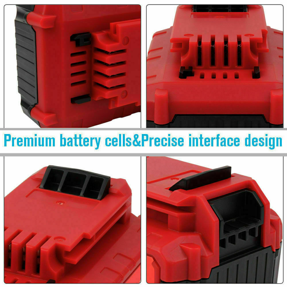 8.0Ah 20 Volt Lithium-Ion Battery for PORTER CABLE 20V Max PCC680L PCC685L 7.0Ah