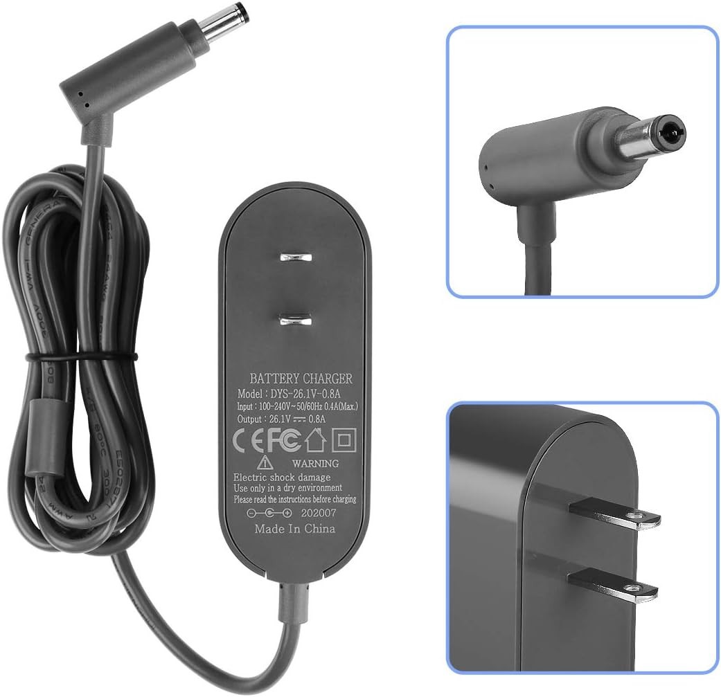 21.6V AC Adapter Charger for Dyson V6 V7 V8 DC58 DC61 SV03 SV05 SV06 205720-20