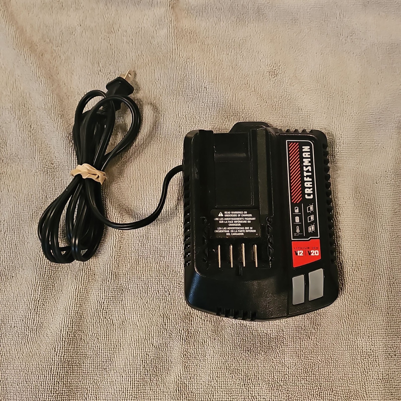 Craftsman 20V MAX OEM Battery Charger, Fast Charging, LED Indicator, # CMCB104 –