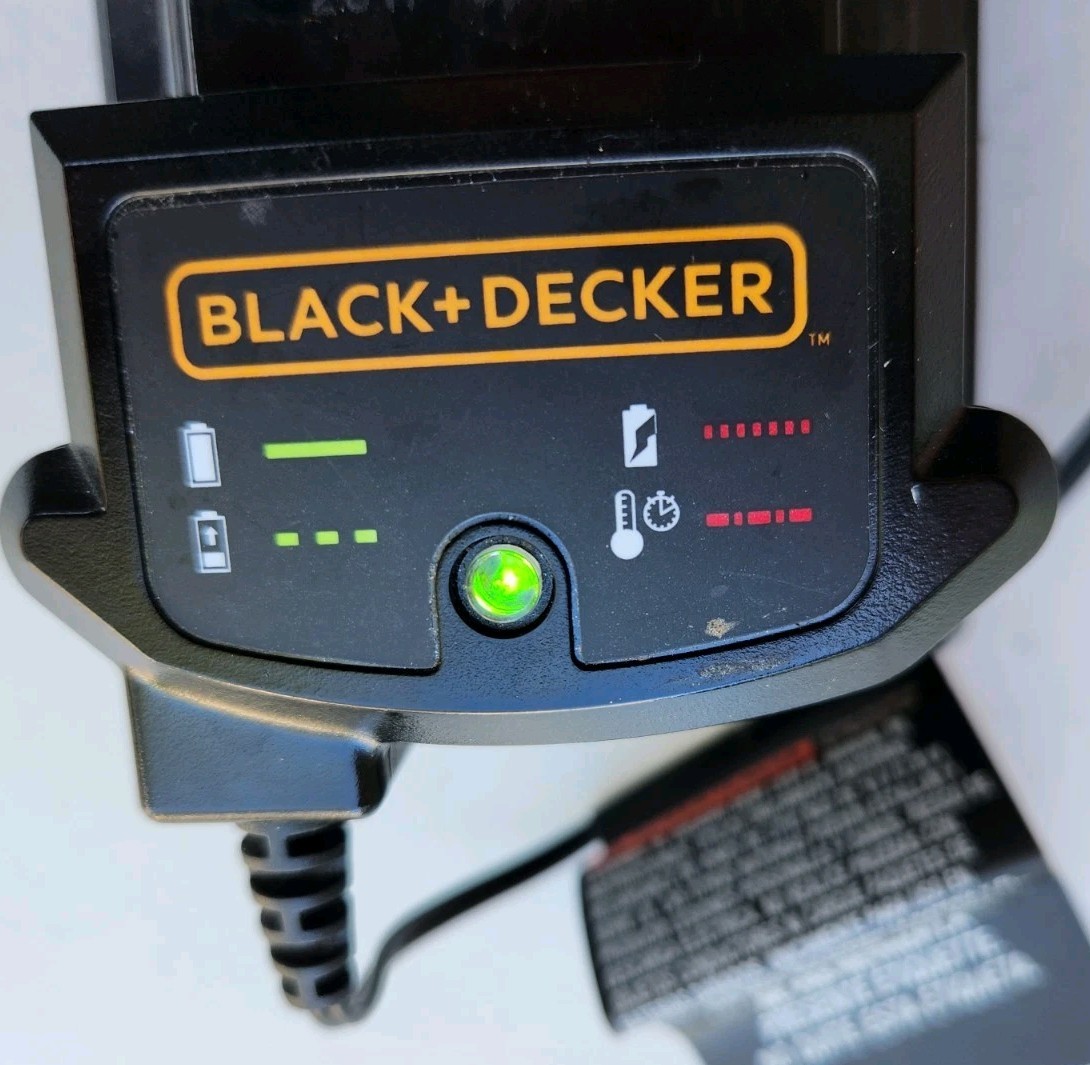 Black+Decker LCS1620 20V MAX Lithium-Ion Battery Charger for LBXR20 LBXR2020 Too