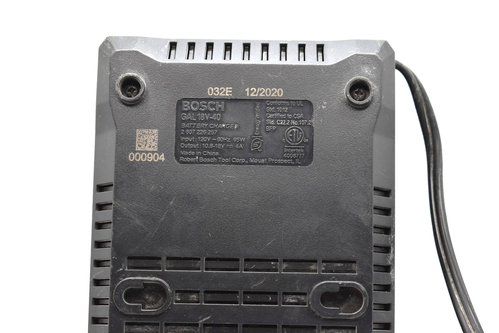 Bosch Professional GAL18V-40 18V Lithium-Ion Fast Battery Charger Genuine OEM