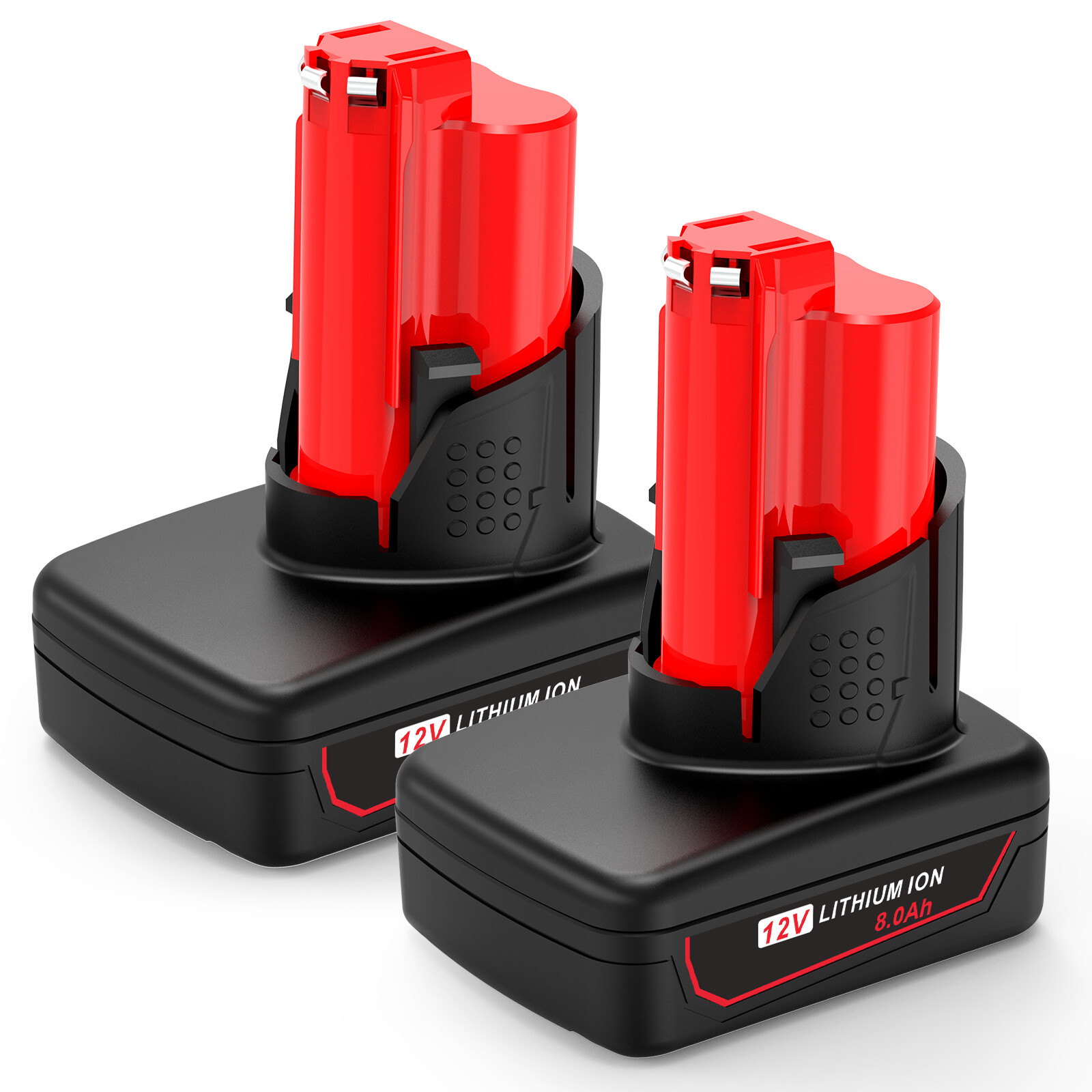 2Pack 8.0Ah For Milwaukee for M12 Battery LITHIUM Extended Capacity 48-11-2460🔥