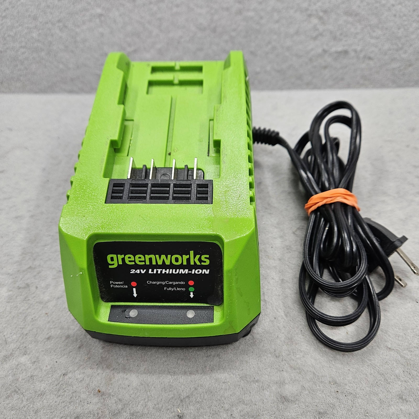 Greenworks 29862 Charger for G-24 24V Lithium Battery Single Port