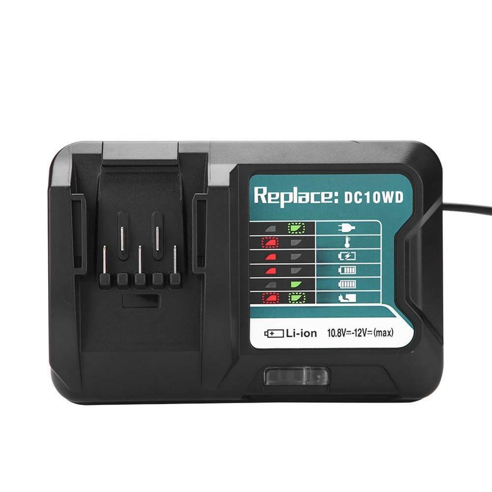 Battery Charger for Makita 10.8V 12V DC10WD BL1021B BL1041B BL1016 Replace US