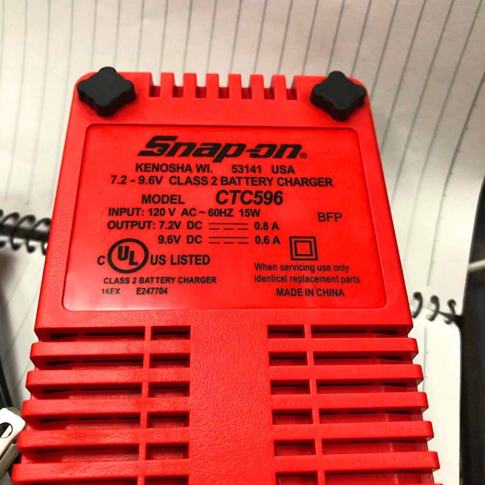 CTC596 CTCJ596 CTC572 Snap-on Battery Charger AC 110V Li-on Battery Charger Dock