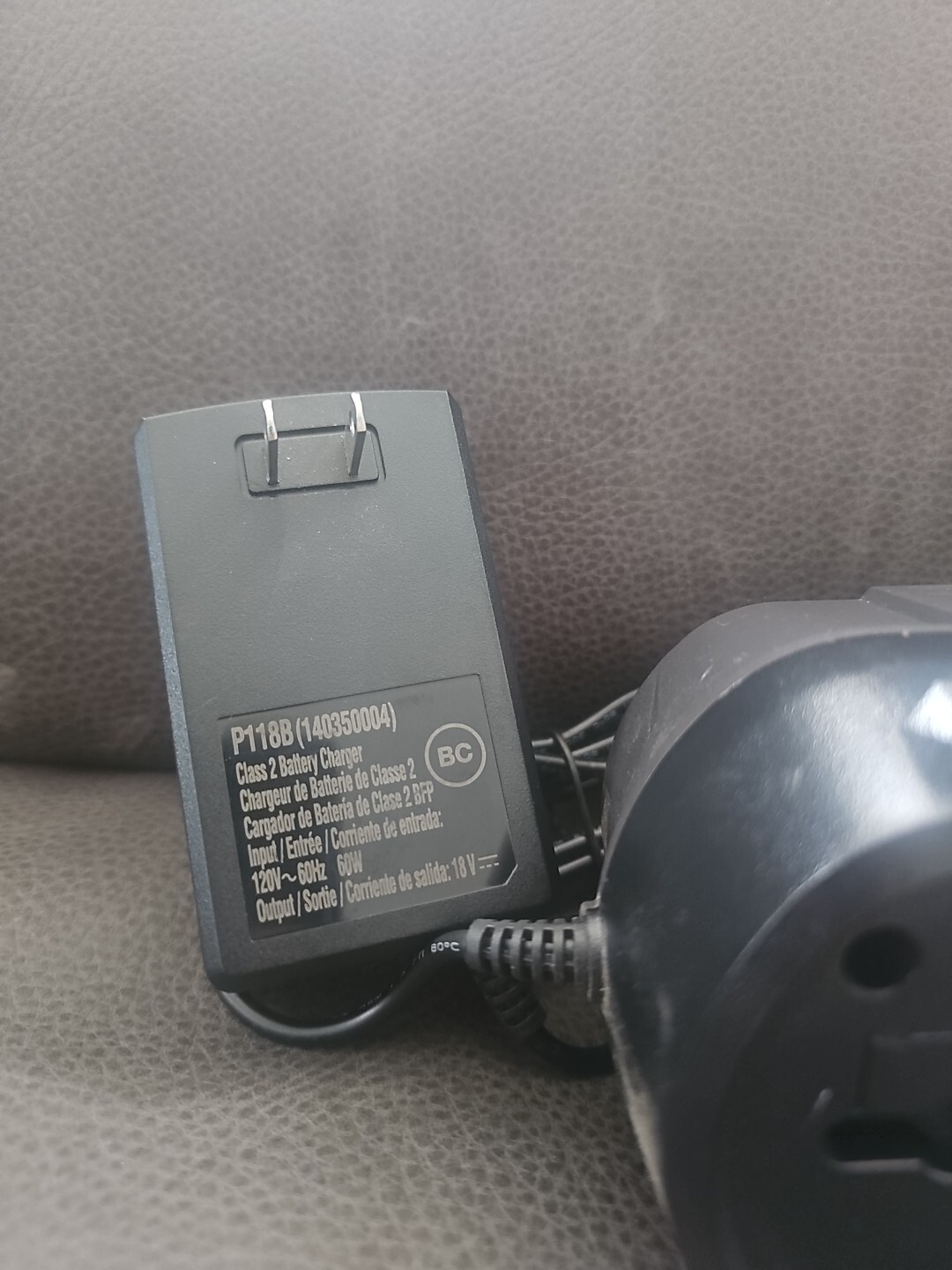 Ryobi One P118B 18V Lithium Ion Battery Charger