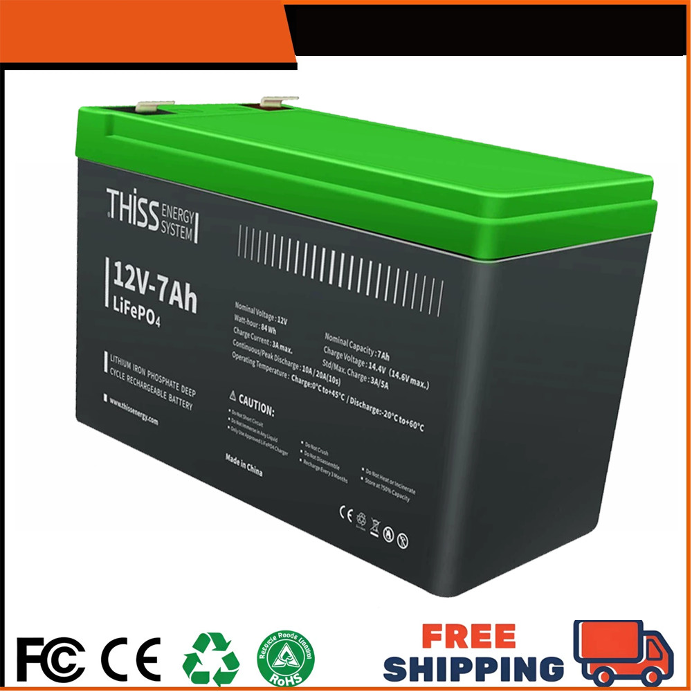 7Ah Lithium 12V Cycle Rechargeable Energy Storage & Off Grid Application Battery