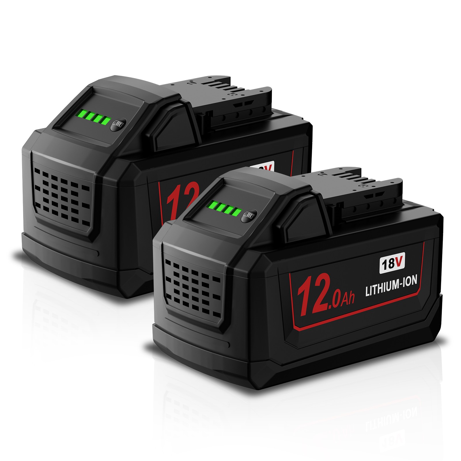 For Milwaukee for M18 12.0Ah Lithium Extended Battery 18V 48-11-1860 Charger