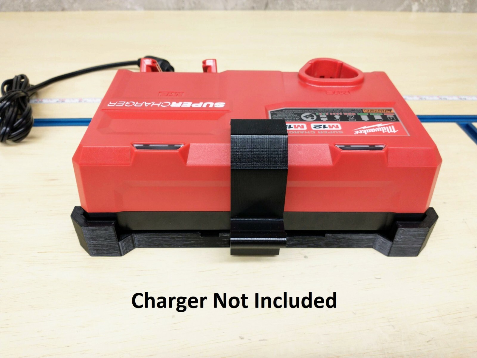 Wall Mount for Milwaukee Super Charger M12 & M18 (Model 48-59-1811)